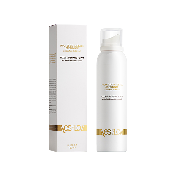 YESforLOV Fizzy Massage Foam with Indecent Scent150 ml