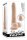 Evolved Peek A Boo Vibrating Dildo 8 Inch Light