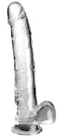 KingCockClear 11 w balls Clear 30,5 cm