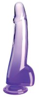 KingCockClear 10 w balls purple 27,9 cm