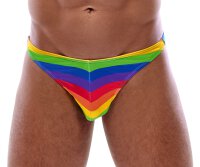 Mens Thong Rainbow XL