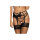 Axami garter belt beige-black