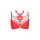 Axami Plus Size bra red