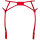 Axami garter belt red