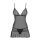 Obsessive Shibu chemise & thong black