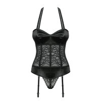 Obsessive Ailay corset & thong black
