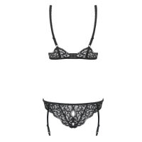 Obsessive Laluna crotchless teddy black