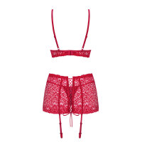 Obsessive Lividia 3pcs set red