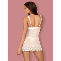 Obsessive chemise & thong white