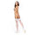 MissO hold up stockings fishnet white 20den