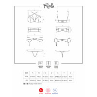 Obsessive Frivolla 4pcs set coral