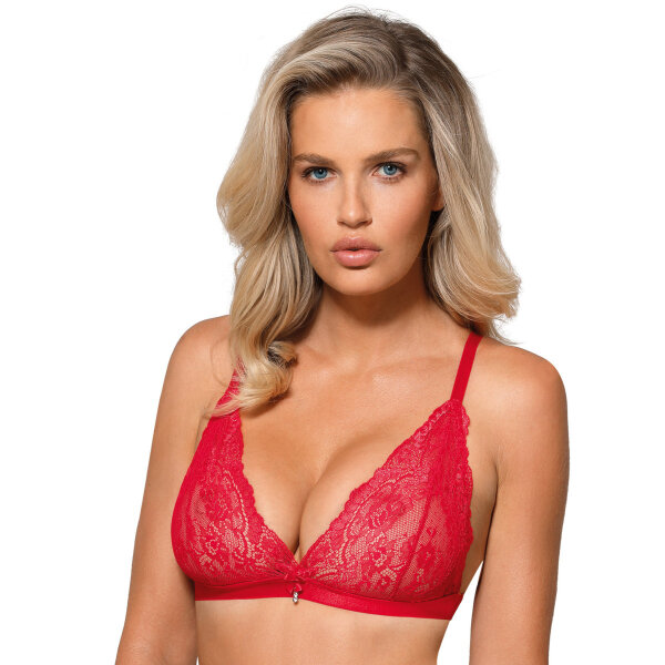 Róza Cyria soft-bra red