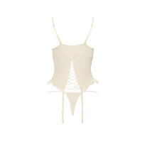 Avanua Bianca corset & thong ecru