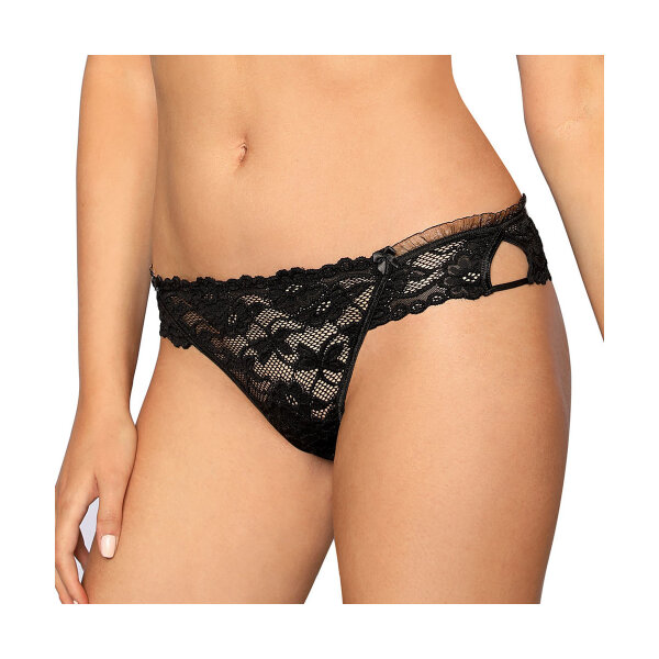 Róza Carmen string black