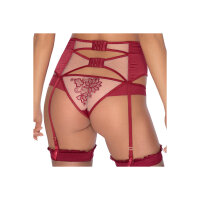 Róza Mehendi garter belt claret