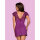 Obsessive Moketta chemise & thong purple
