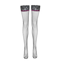 LivCo Corsetti Fashion Tamerin fishnet stockings black