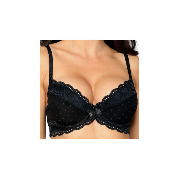 Róza LaGerta push-up bra black