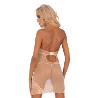 LivCo Corsetti Fashion Vannas chemise & thong beige