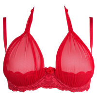 Axami Plus Size bra red