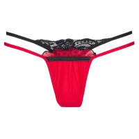 Axami Plus Size string red-black