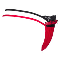 Axami Plus Size string red-black