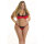 Axami Plus Size string red-black