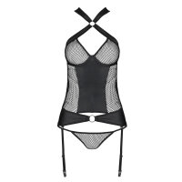 Passion Amanda corset & thong black