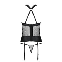Passion Amanda corset & thong black