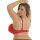 Axami Plus Size bra red