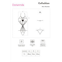 CoFashion Lingerie Doriannda body schwarz