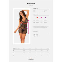 Obsessive Bowessa chemise & thong black