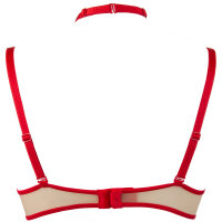 Axami bra red with open cups