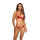 Axami bra red with open cups