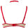 Axami bra red with open cups