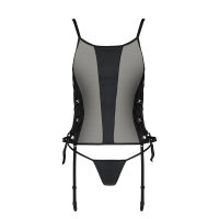 Passion Malwia corset & thong black
