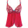 Axami babydoll & string red
