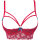 Axami bustier red with open cups