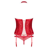 Obsessive Flameria corset & thong red
