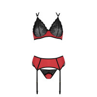 Casmir Magnolia 3pcs set red-black