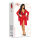 Beauty Night Fashion Valentina peignoir & thong red