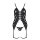 Passion Angelica corset & thong black