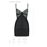 Passion Astrida chemise & thong black