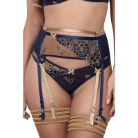 Axami garter belt blue-beige