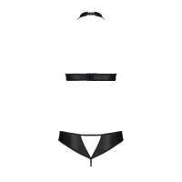 Passion Malwia Size Plus 2pcs set with open bra black