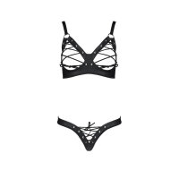 Passion Celin Size Plus bikini 2pcs set black