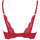 Axami bra red with open cups
