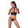 Passion Genevia 2pcs set with open bra black