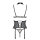 Passion Dominica corset & thong beige