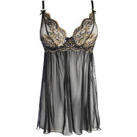 Axami babydoll & string black